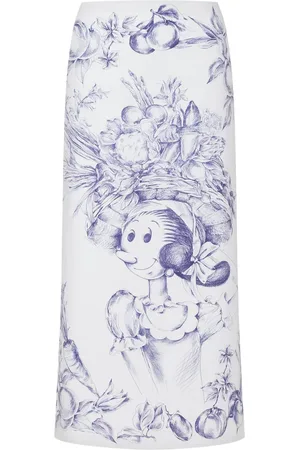 Moschino Midirock mit grafischem Print