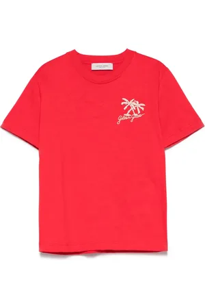 Golden Goose T-Shirt mit Logo-Stickerei