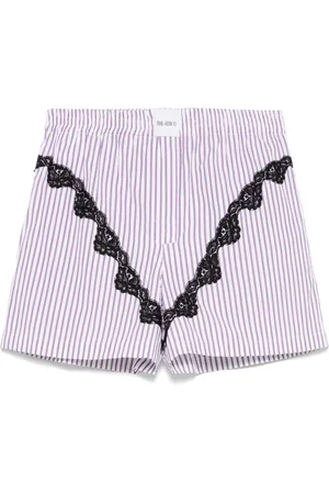 The Attico Shorts mit Streifen