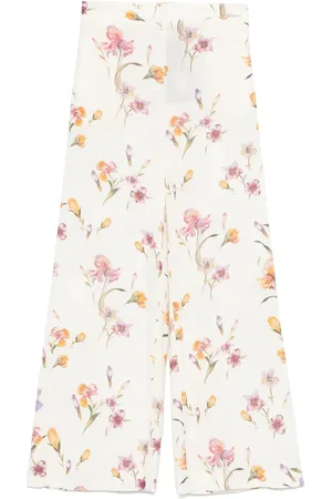 Twin-Set Hose mit Blumen-Print