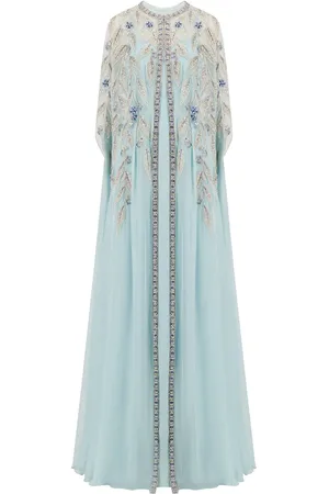 Dina Melwani Verziertes Abendkleid