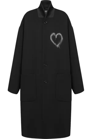 Moschino Mantel mit Kontrastkragen