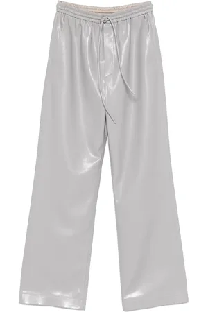 Nanushka Hose aus Faux-Leder
