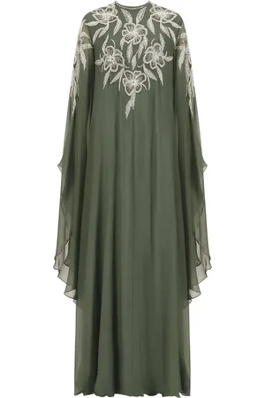 Dina Melwani Verziertes Abendkleid