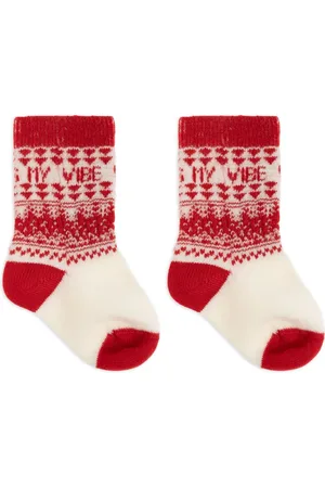 VERSACE Socken mit Fair-Isle-Muster