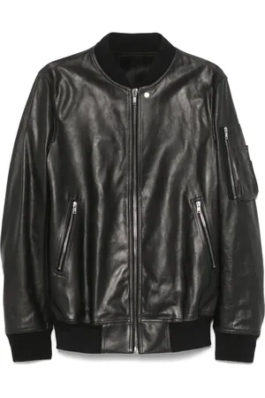 Rick Owens Klassische Lederjacke