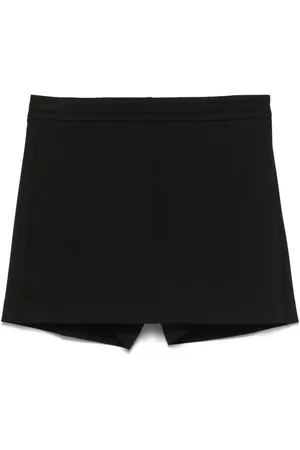 Patrizia Pepe Shorts mit Logo-Schild