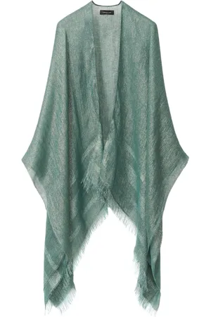Fabiana Filippi Cape mit metallischem Garn