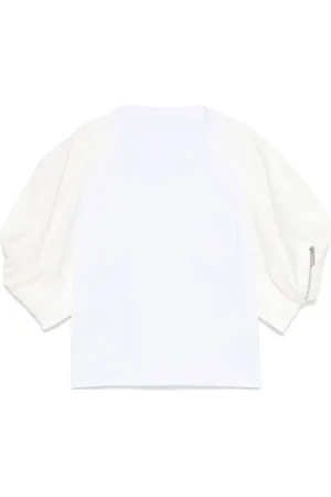 SACAI T-Shirt mit Puffärmeln