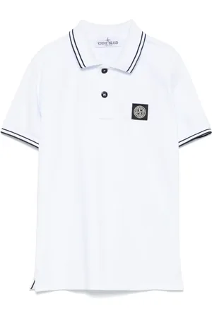 Stone Island Poloshirt mit Kompass-Motiv