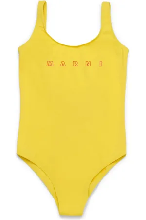 Marni Badeanzug mit Logo-Print