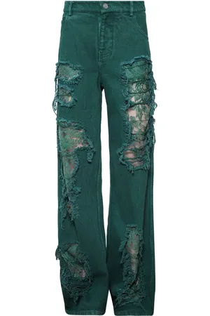 CHRISTOPHER ESBER Arboreal Wide-Leg-Jeans