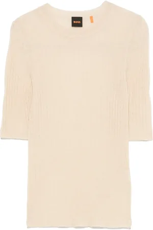 HUGO BOSS Fein geripptes T-Shirt