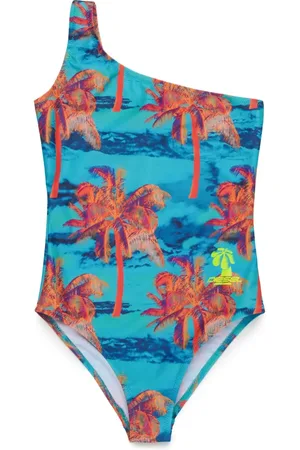 Diesel Badeanzug mit Palmen-Print