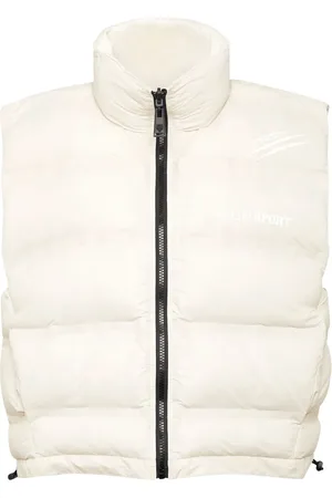 Philipp Plein Wattierte Weste mit Scratch-Print