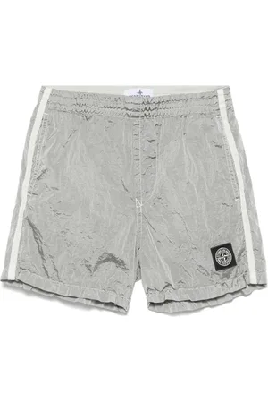 Stone Island Badeshorts mit Kompass-Motiv