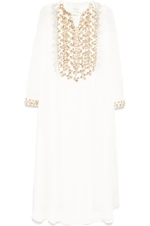 SHATHA ESSA Kleid mit Kristallen