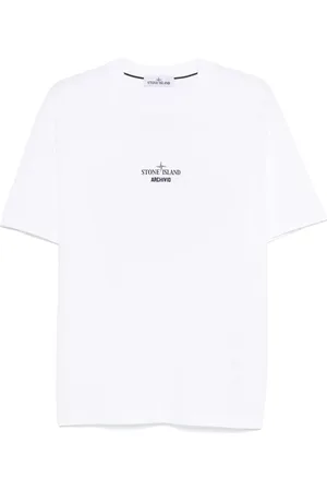 Stone Island T-Shirt mit Logo-Print