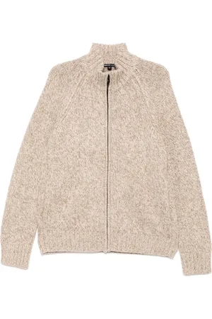 James Perse Grob gestrickter Cardigan mit Reißverschluss