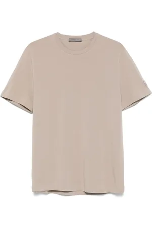 corneliani T-Shirt mit Logo-Stickerei