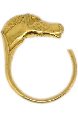 Hermès 1990-2000s Ring mit Pferdemotiv