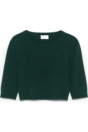 Saint Laurent Cropped-Top aus Wolle