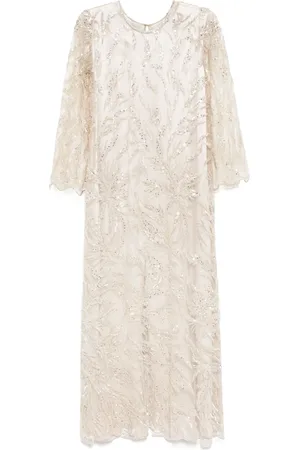 SHATHA ESSA Durchgehend verziertes Kleid