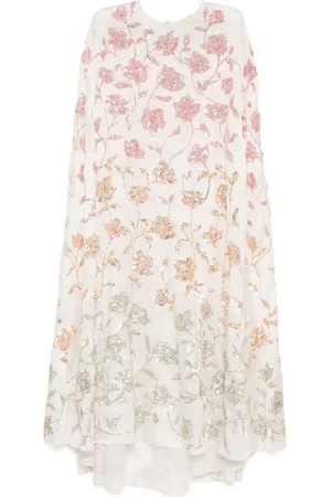 SHATHA ESSA Durchgehend verziertes Kleid