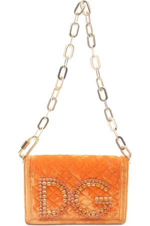 Dolce & Gabbana 2000s DG Schultertasche aus Velours