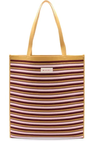 Marni 2020 gestreifte Tote Bag