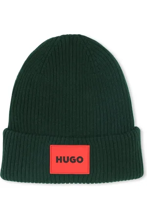 HUGO BOSS Beanie mit Logo-Applikation