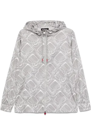 Kiton Kapuzenjacke mit grafischem Print