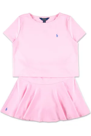 Ralph Lauren Set aus T-Shirt und Hosenrock mit Polo Pony-Stickerei