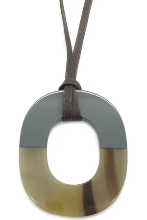 Hermès Halskette mit Büffelhorn