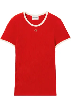 Claudie Pierlot Fein gestricktes CP T-Shirt