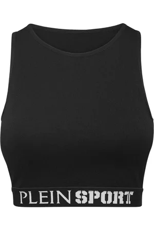 Philipp Plein Gerippter Sport-BH ohne Nähte