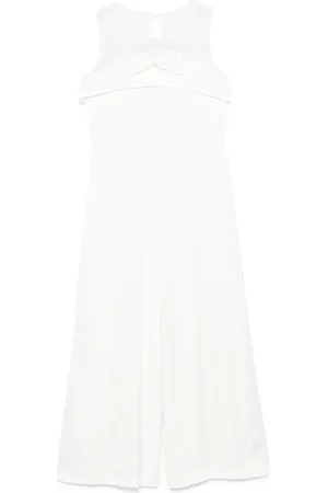 Abel & Lula Seiden-Jumpsuit mit Schleifendetail