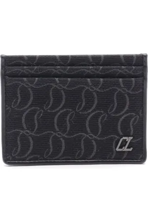 Christian Louboutin 2020s Kartenetui aus Monogramm-Jacquard