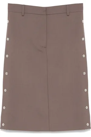 Stella McCartney Midirock mit Nieten