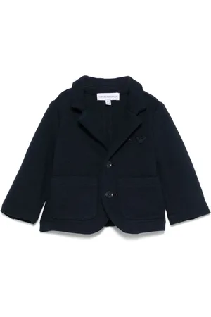 Emporio Armani Sakko mit Logo-Stickerei