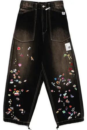 Maison Mihara Yasuhiro Jeans mit grafischem Print