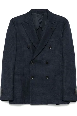 LARDINI Sakko mit Mini-Karo