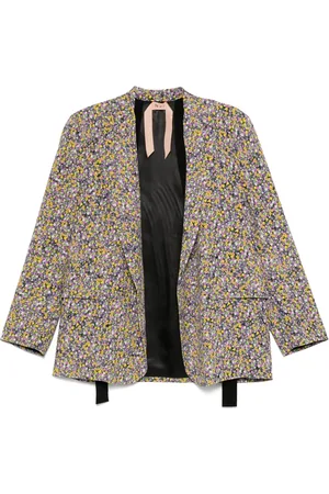 Nº21 Sakko mit Blumen-Print