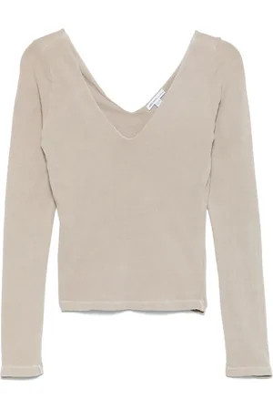 James Perse T-Shirt mit V-Ausschnitt