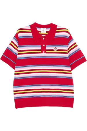 Casablanca Gestreiftes Poloshirt