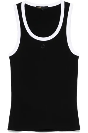 Maje Tanktop mit Kleeblatt-Motiv