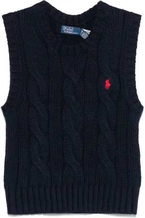 Ralph Lauren Pullunder mit Zopfmuster