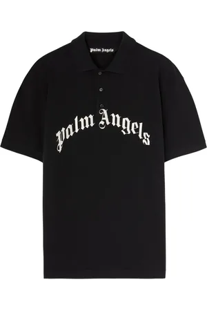 Palm Angels Poloshirt mit Logo-Print