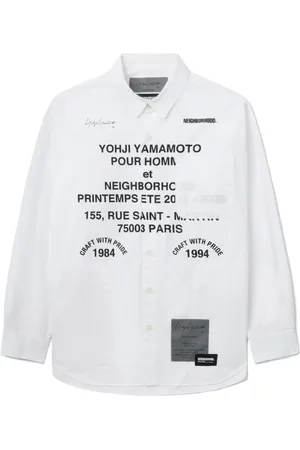 YOHJI YAMAMOTO X Neighborhood Hemd mit Print