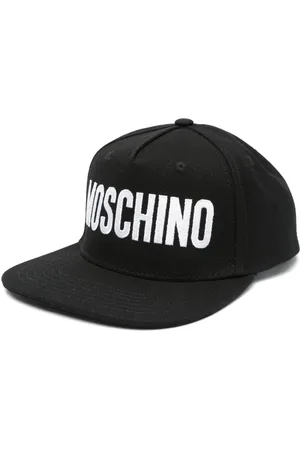 Moschino Canvas-Fischerhut mit Logo-Stickerei